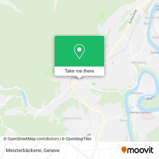 Meisterbäckerei map