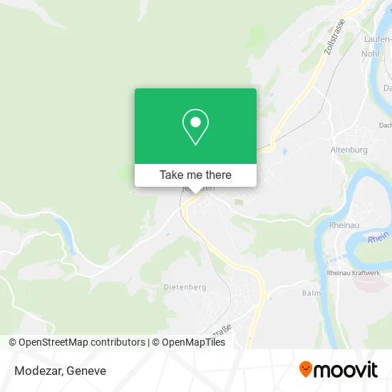 Modezar map