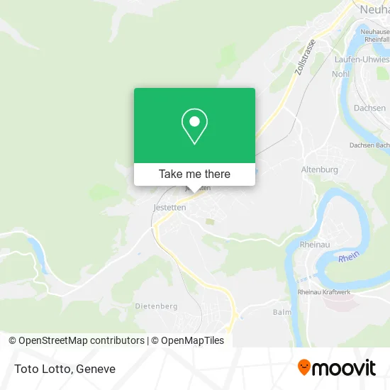 Toto Lotto map