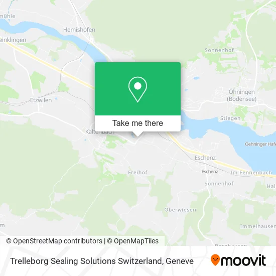 Trelleborg Sealing Solutions Switzerland map