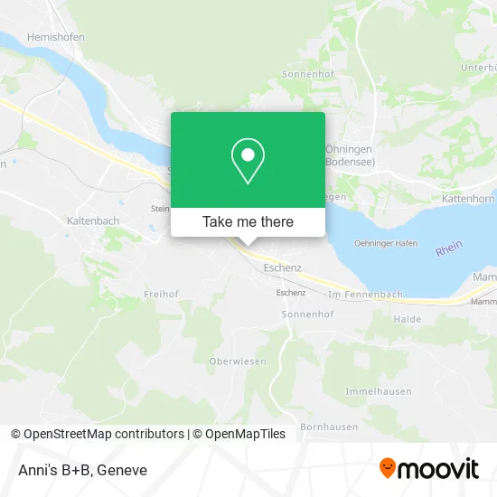 Anni's B+B map