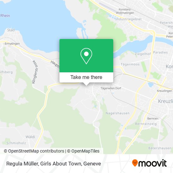 Regula Müller, Girls About Town map