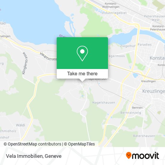 Vela Immobilien map