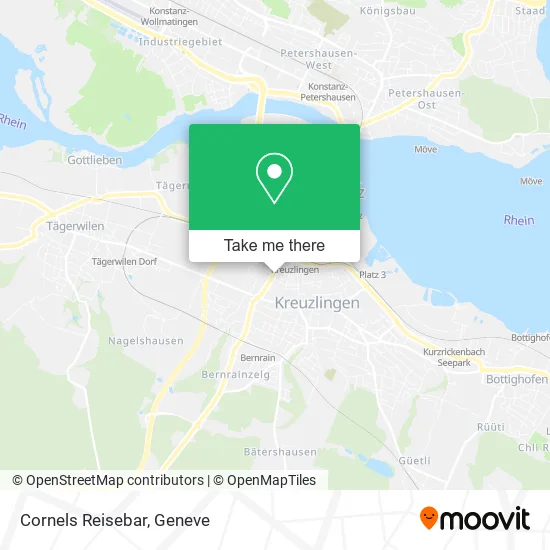 Cornels Reisebar map