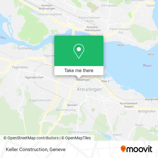 Keller Construction map