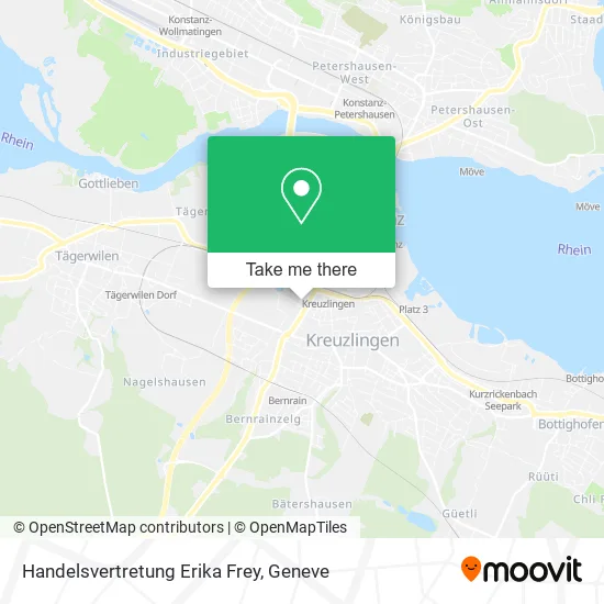 Handelsvertretung Erika Frey map