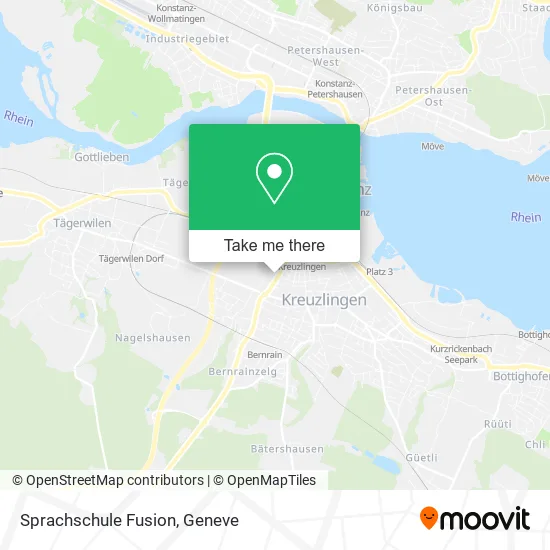 Sprachschule Fusion map