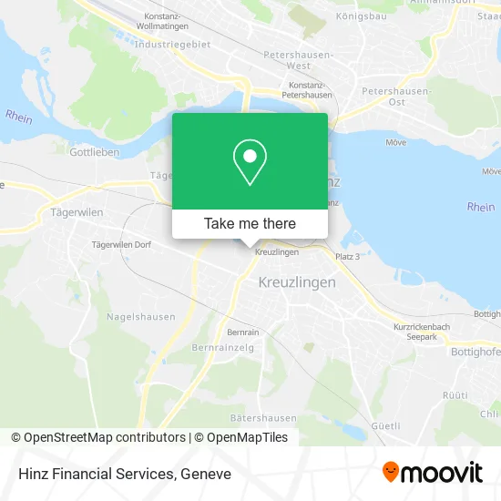 Hinz Financial Services map