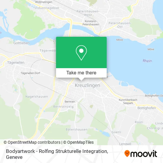 Bodyartwork - Rolfing Strukturelle Integration map