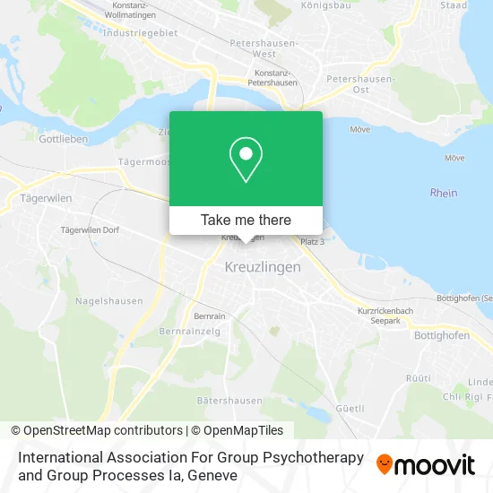 International Association For Group Psychotherapy and Group Processes Ia map