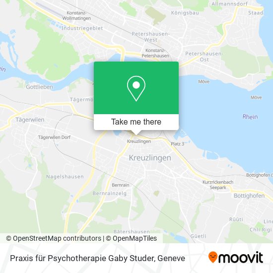 Praxis für Psychotherapie Gaby Studer map