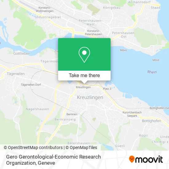 Gero Gerontological-Economic Research Organization map
