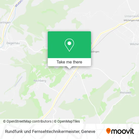 Rundfunk und Fernsehtechnikermeister map