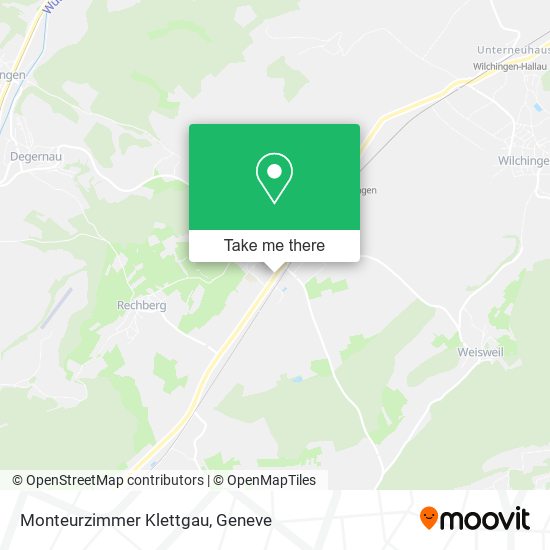 Monteurzimmer Klettgau map