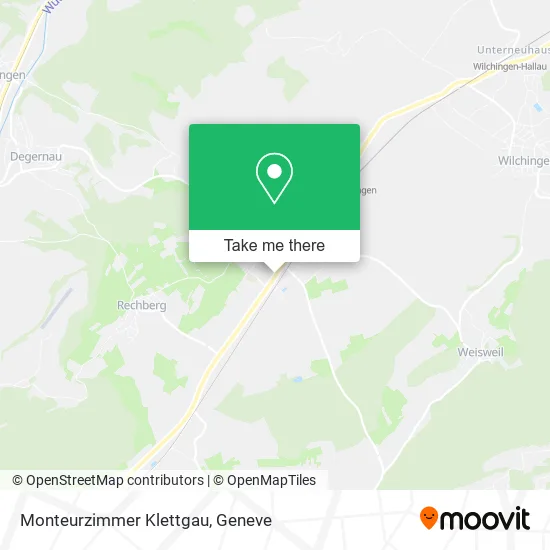 Monteurzimmer Klettgau map