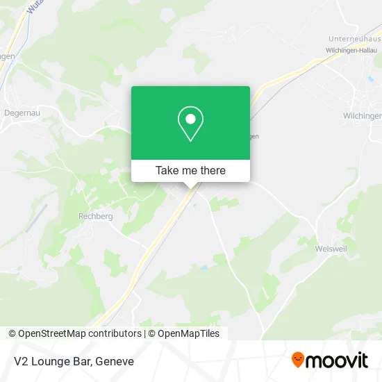 V2 Lounge Bar map