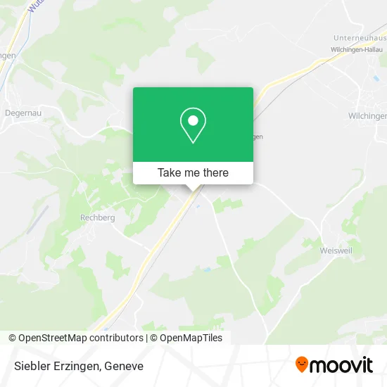 Siebler Erzingen map