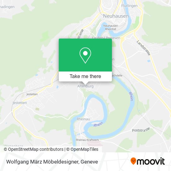 Wolfgang März Möbeldesigner map