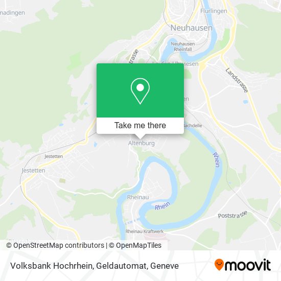 Volksbank Hochrhein, Geldautomat map