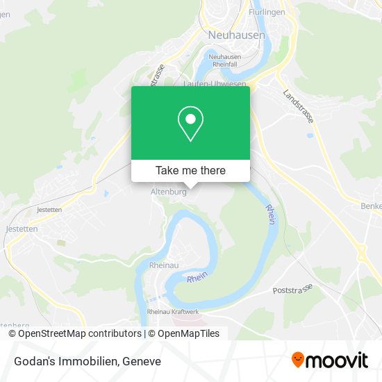 Godan's Immobilien map