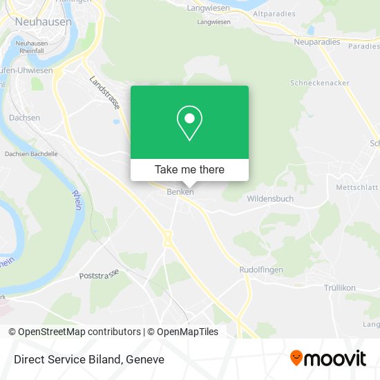 Direct Service Biland map