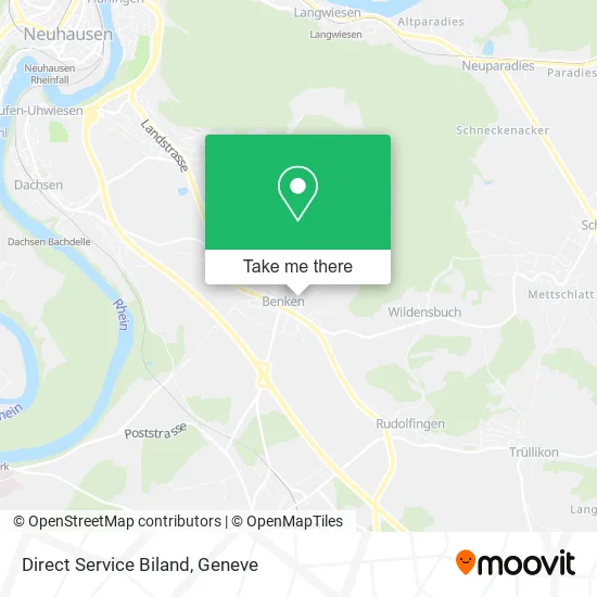 Direct Service Biland map