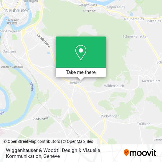 Wiggenhauser & Woodtli Design & Visuelle Kommunikation map