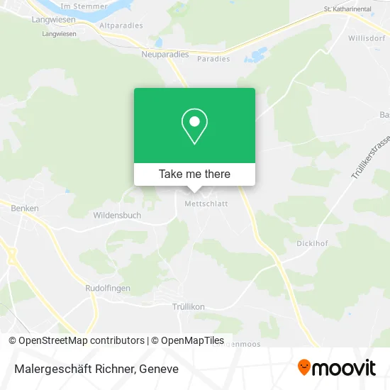 Malergeschäft Richner map