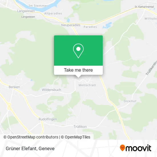 Grüner Elefant map