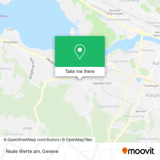 Reale Werte am map