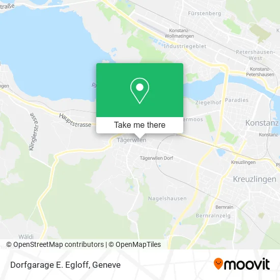 Dorfgarage E. Egloff map