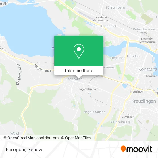 Europcar map
