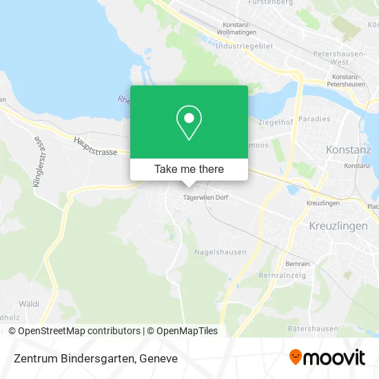 Zentrum Bindersgarten map