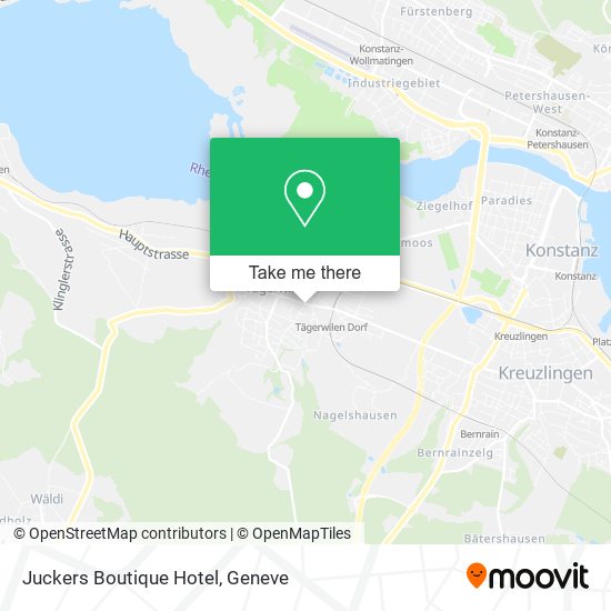 Juckers Boutique Hotel map