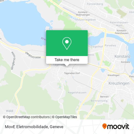 MovE Eletromobilidade map