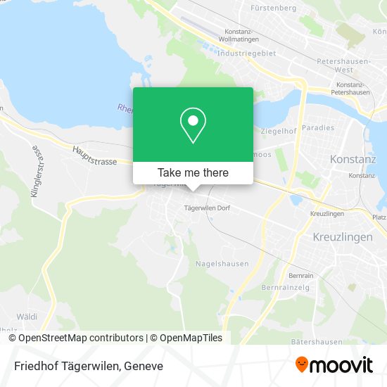 Friedhof Tägerwilen map