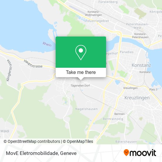 MovE Eletromobilidade map