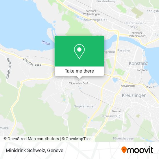Minidrink Schweiz map