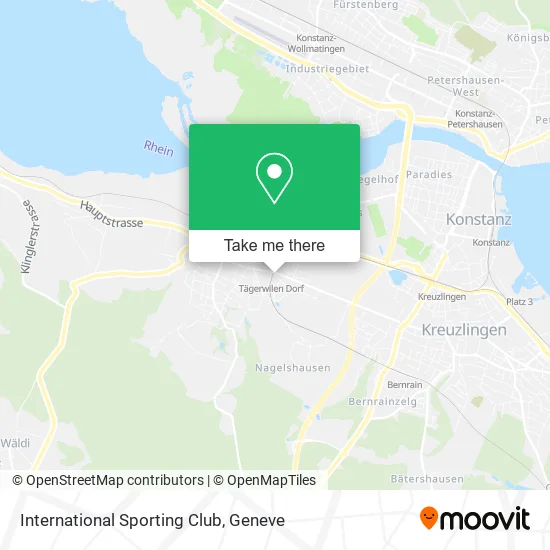 International Sporting Club map