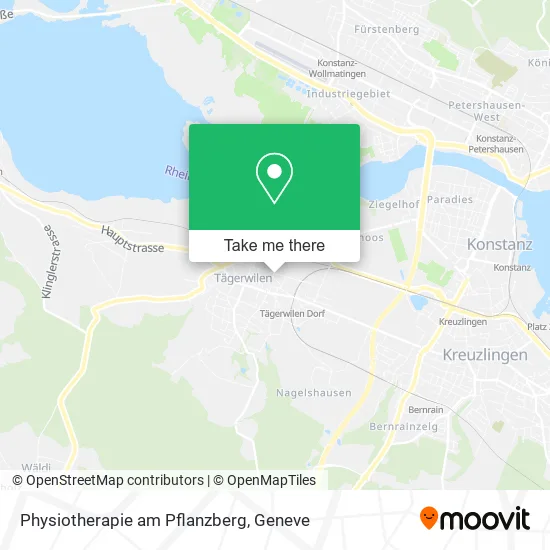 Physiotherapie am Pflanzberg map
