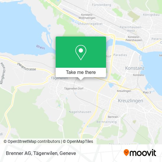 Brenner AG, Tägerwilen map