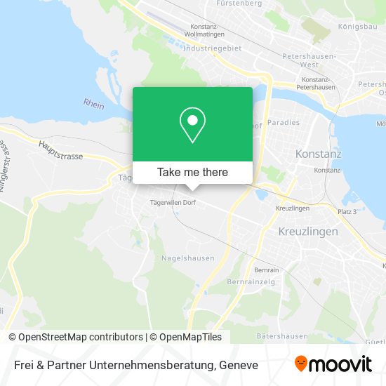 Frei & Partner Unternehmensberatung map