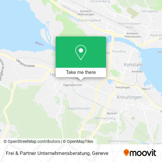 Frei & Partner Unternehmensberatung map