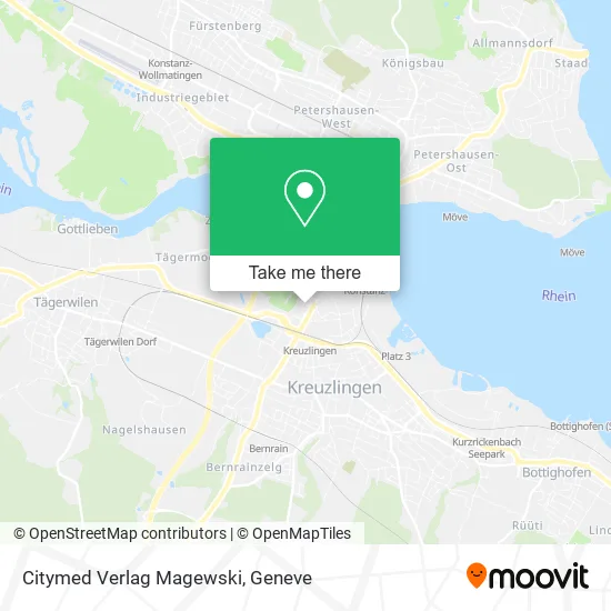 Citymed Verlag Magewski map