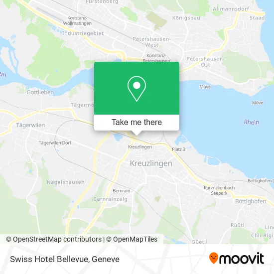 Swiss Hotel Bellevue map