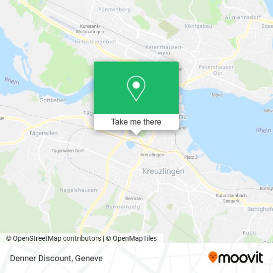 Denner Discount map