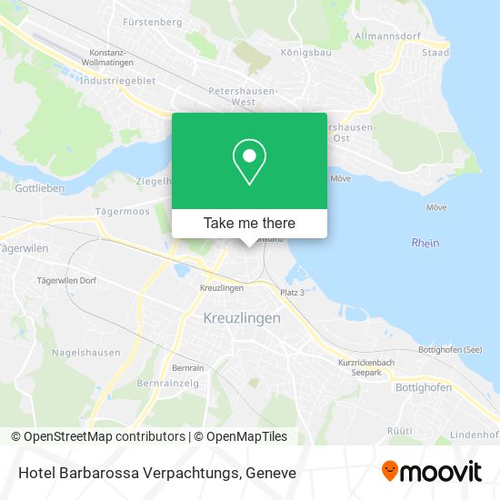 Hotel Barbarossa Verpachtungs map