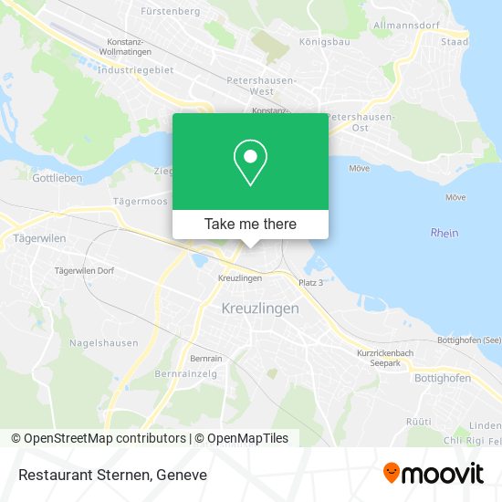 Restaurant Sternen map