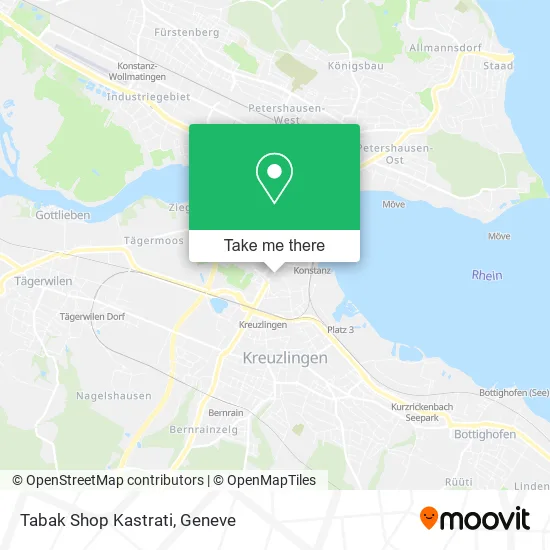 Tabak Shop Kastrati map