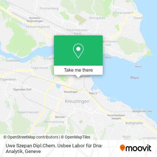 Uwe Szepan Dipl.Chem. Usbee Labor für Dna-Analytik map